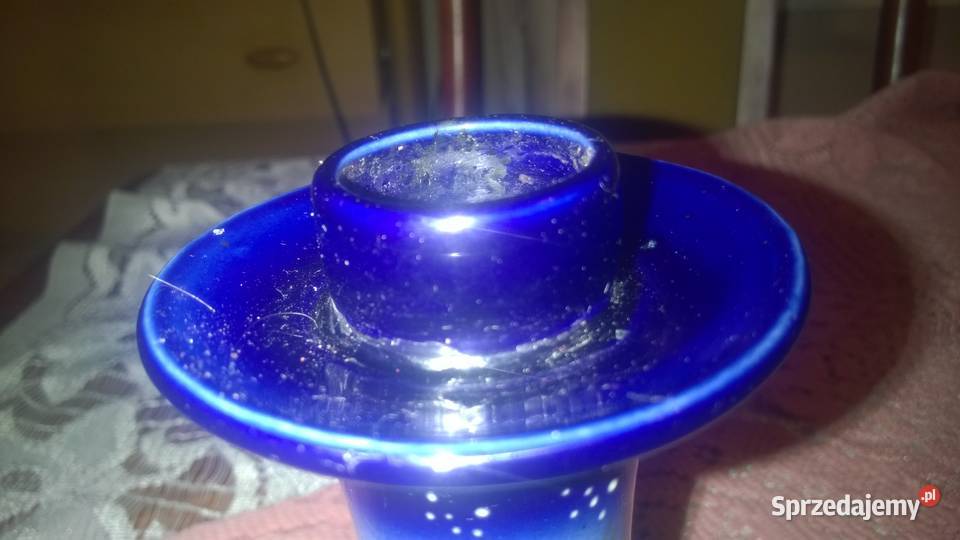 świecznik kobaltowy Kraków