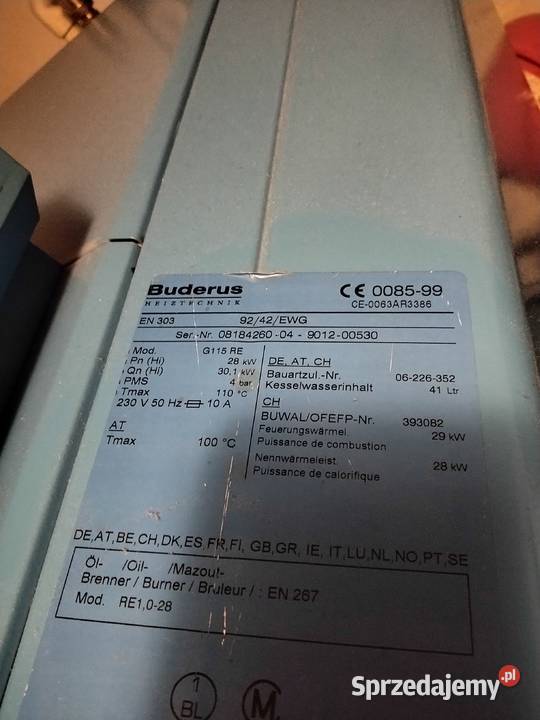 Piec Buderus sprzedam