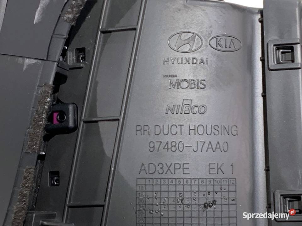 KRATKA NAWIEWU PRZÓD ŚRODKOWA KIA CEED