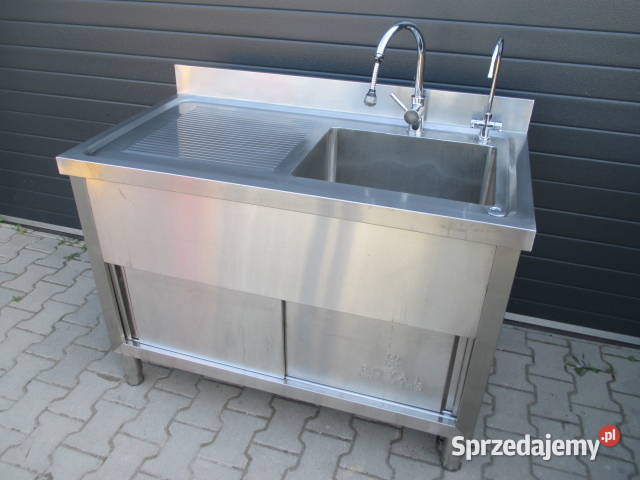 Zlew Gastronomiczny 1 Komorowy Drzwi Suwane Ostrów Wielkopolski