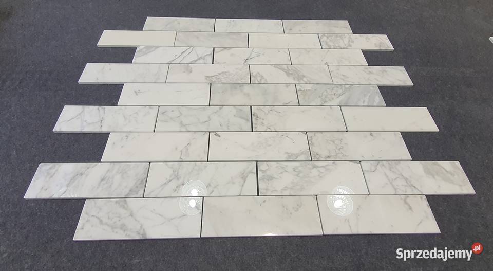 Mozaika Bianco Calacatta poler cegiełka Bielawa sprzedam