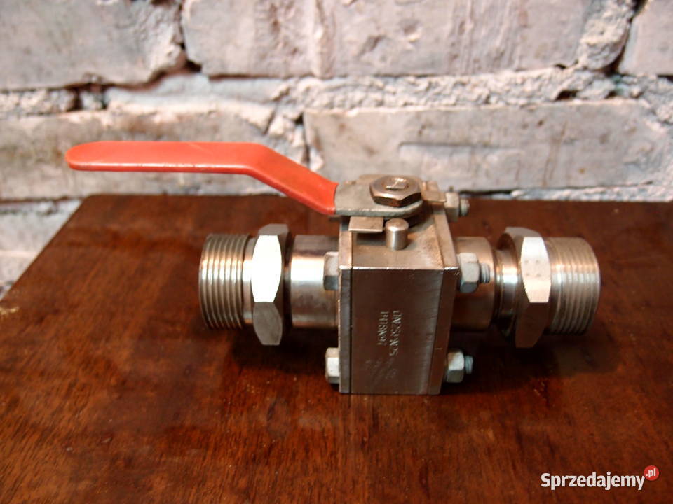 Zawór kulowy DN25 1cal nyple redukcyjne 1cal na