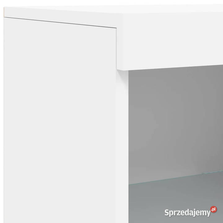 Szafka z oświetleniem LED biała 41x37x100 Warszawa