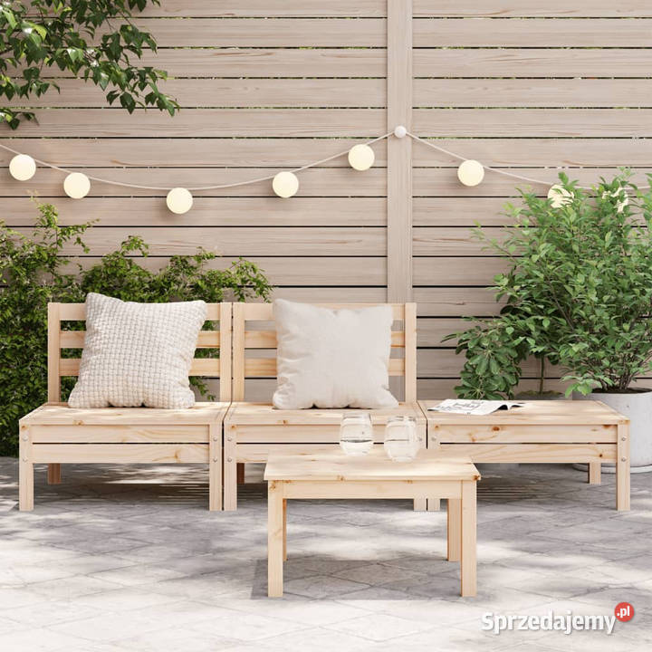 Ogrodowa sofa 3osobowa lite drewno sosnowe Warszawa