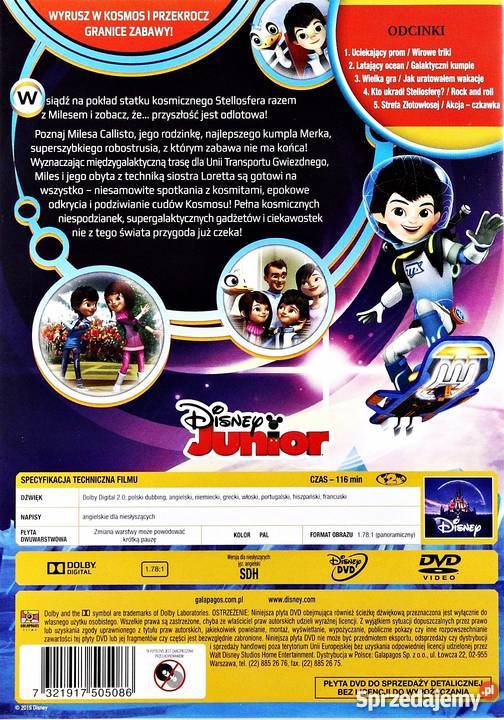 MILES Z PRZYSZŁOŚCI UWAGA ODPALAMY DISNEY JUNIOR Kalisz