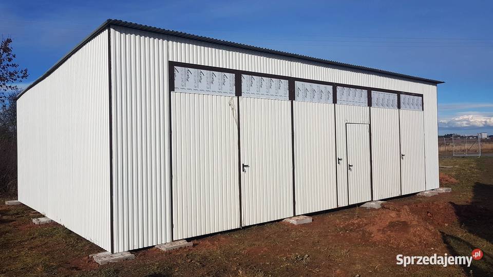 Blaszana montowana hala 11x8m Kraków sprzedam