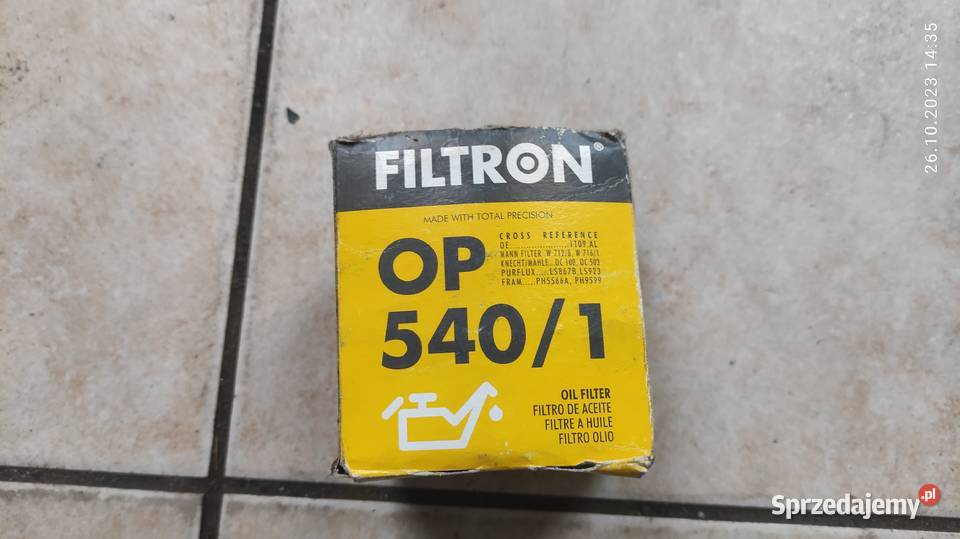 OP 5401 FILTRON FILTR OLEJU OP5401 Oleju Koronowo sprzedam