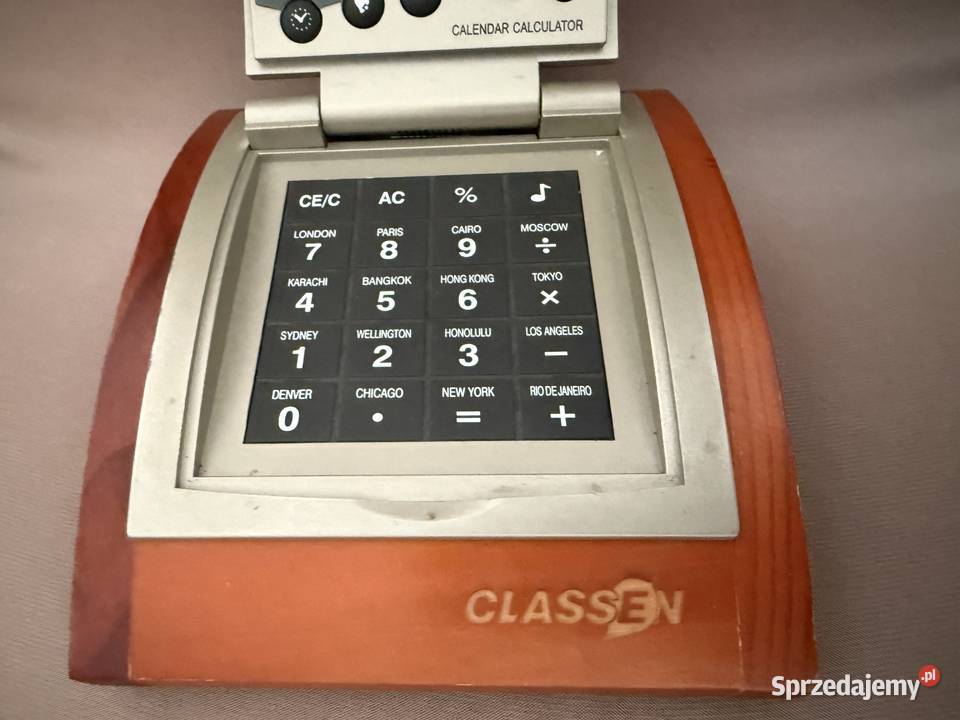 zegarek kalendarz kalkulator Warszawa