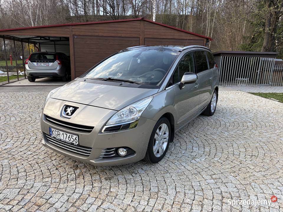 Peugeot 5008 20 HDi 163 Automat Allure panorama welurowa tapicerka małopolskie Gorlice