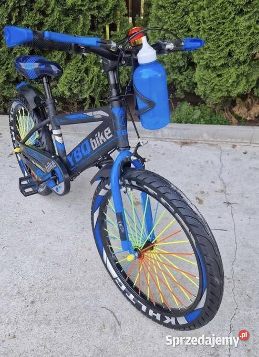 449 Rower 20 BMX niebieski i zielony Zabrze