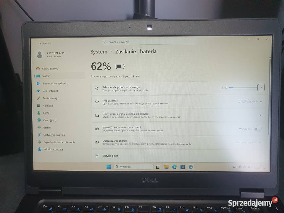 Dell Latitude 5490 i78650U 16GB RAM SSD 256GB