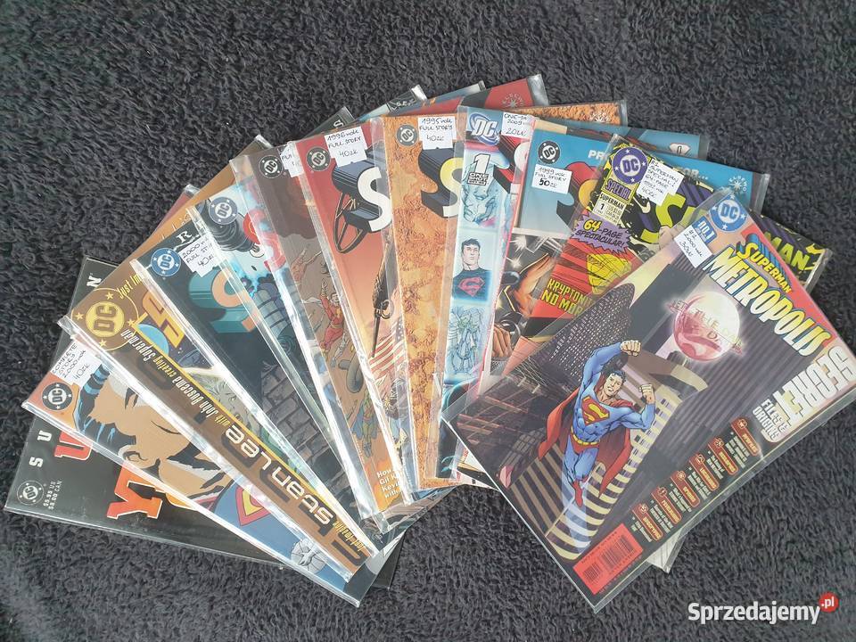 Superman 12 komiksów DC USA Superbohaterowie