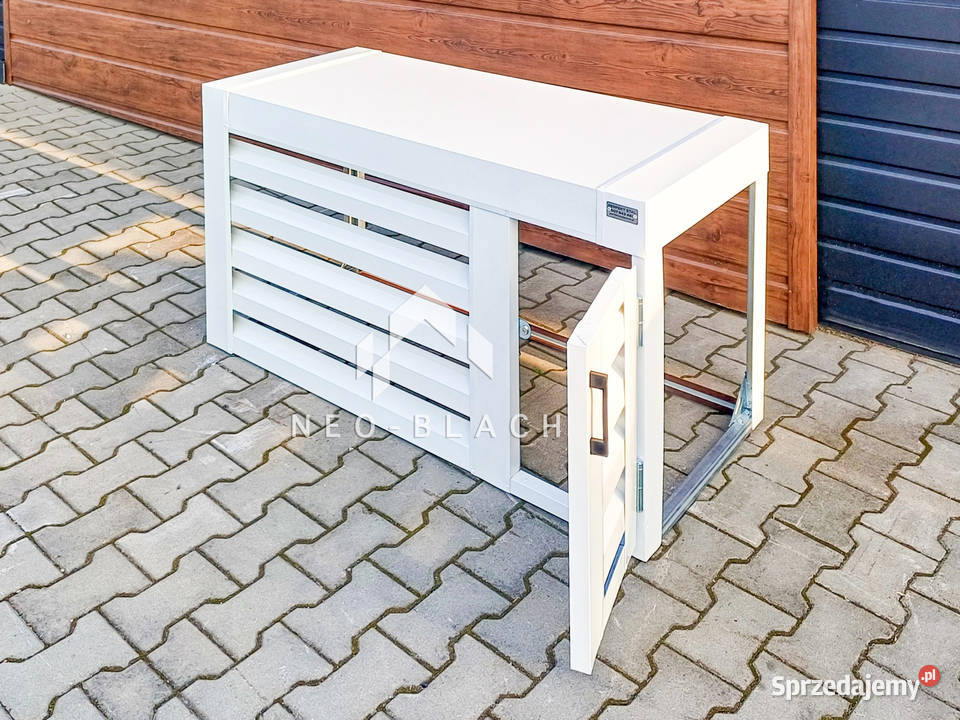 Osłona Klimatyzatora 90x40x60 Biała Zabudowa Architektura ogrodowa Nowy Sącz