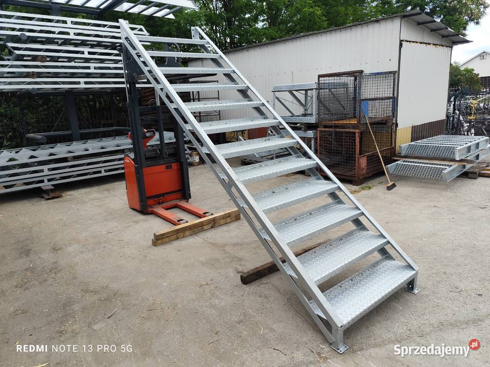 Schody metalowe wejście na wysokość 244 12stopni lubelskie Elżbieta