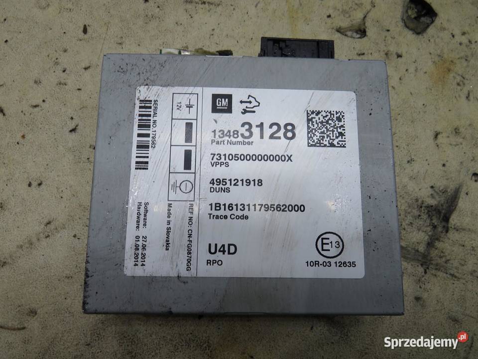 MODUŁ RADIA ZAFIRA C 13483128 Komputery