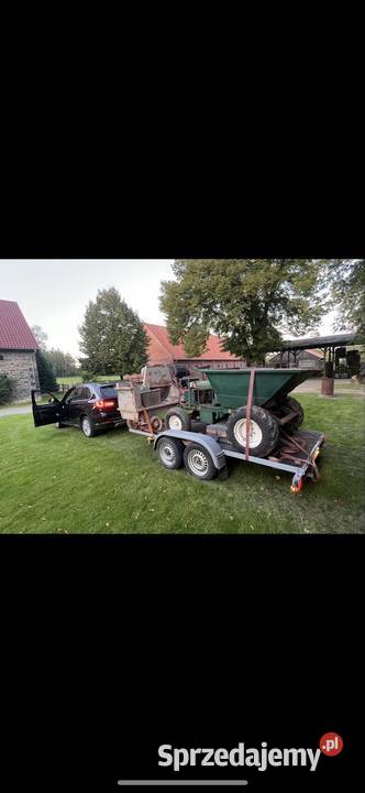 Przyczepka dwuosiowa Bockmann 2000dmc platforma Turek