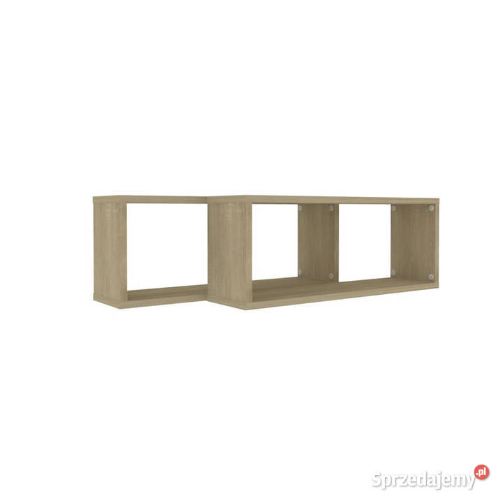Półki ścienne kostki 2 dąb sonoma 60x15x23 Półki Warszawa sprzedam
