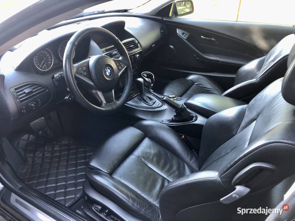 BMW 650i E63 367 V8 PIĘKNA CZARNA BETA OKAZJA