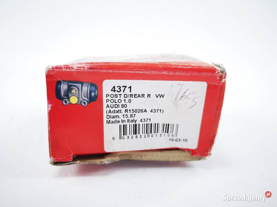 CYLINDEREK HAMULCOWY AUDI 80 VW GOLF III 16 18