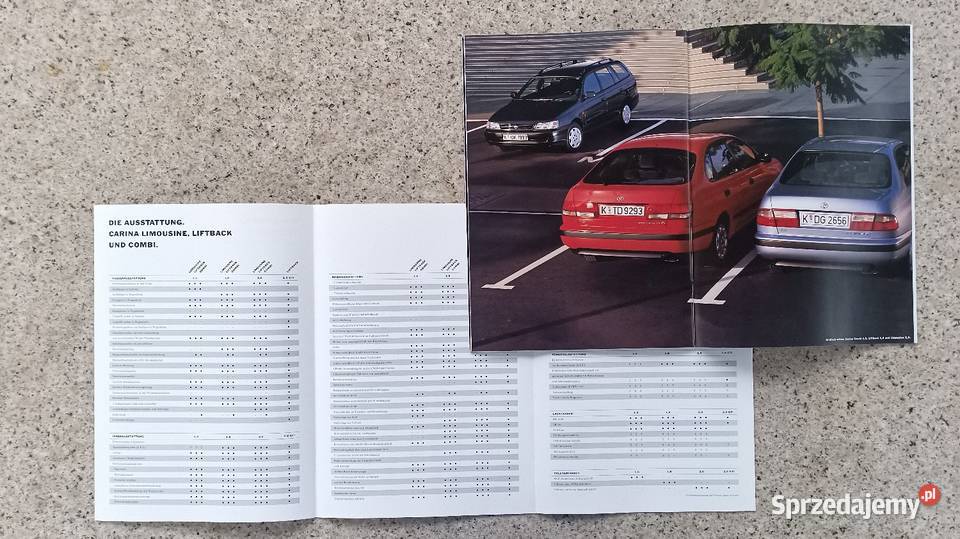 TOYOTA Carina E Prospekt Bytom