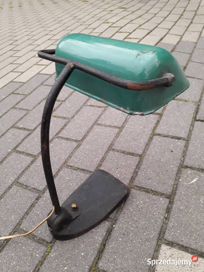 Lampa bankierska bauhaus art deco loft Antyki mazowieckie Warszawa