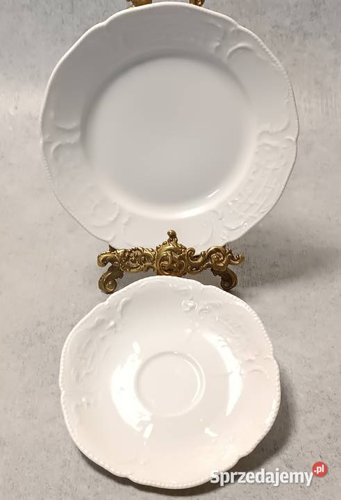 Rosenthal Sanssouci Trio Zestaw Śniadaniowy Porcelana i szkło sprzedam