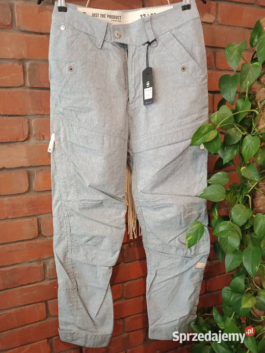 Gstar spodnie NOWE RACKAM TAPERED CARGO Łódź