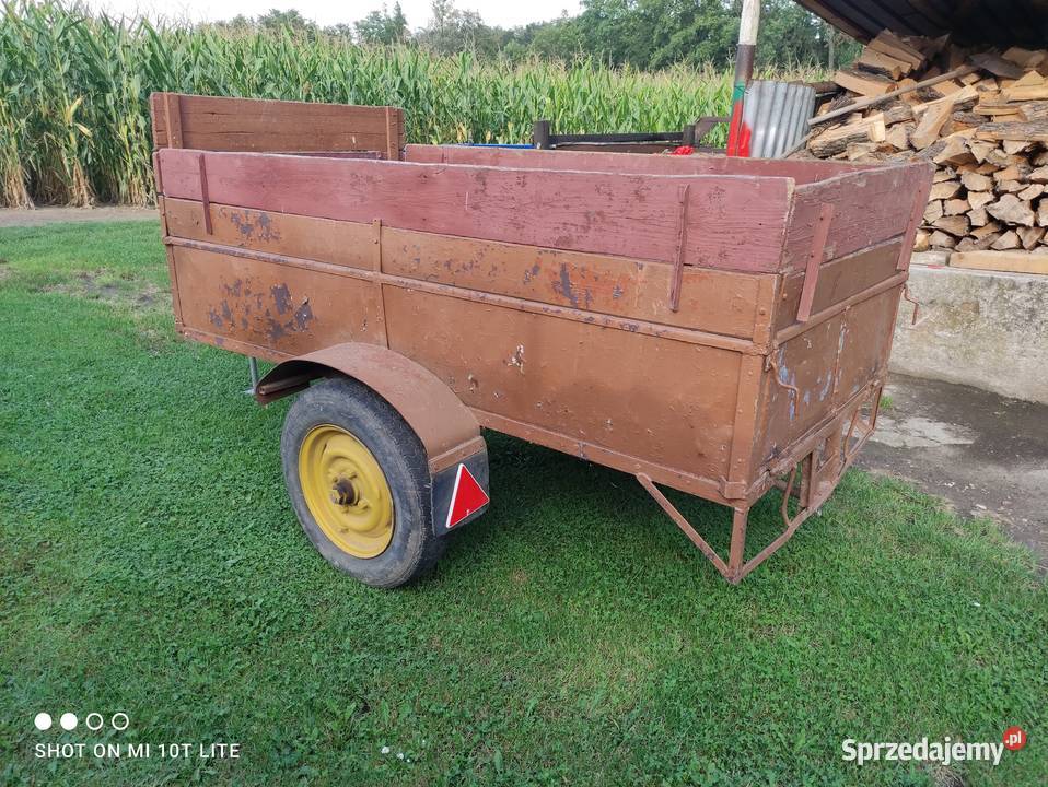 Przyczepka do ciągnikaauta lekka samoróbka Przyczepy rolnicze śląskie Racibórz