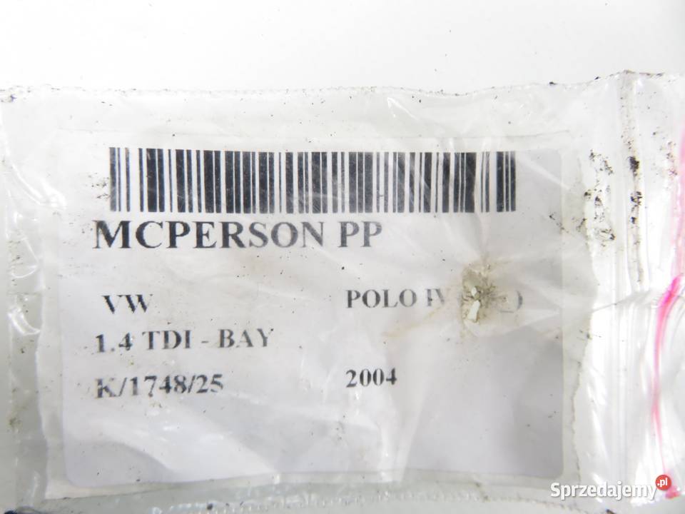 MCPERSON PRAWY PRZEDNI VW POLO IV 9N 14 TDI