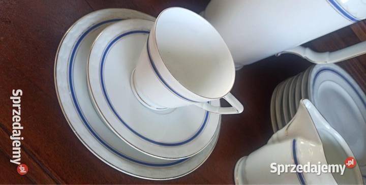 Filiżanka z talerzykiem Carl Tielsch Altwasser Gdańsk