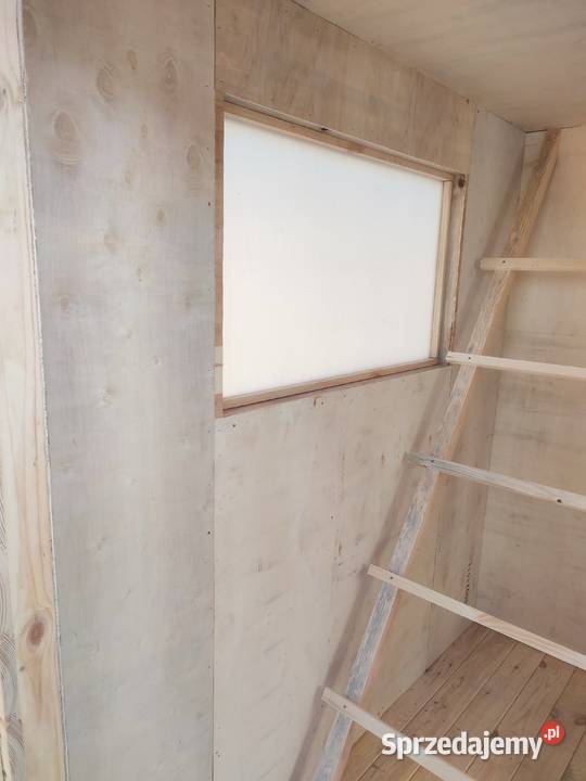 KURNIK 2x4m Gołębnik ocieplany z wolierą 2x3 Sochaczew sprzedam
