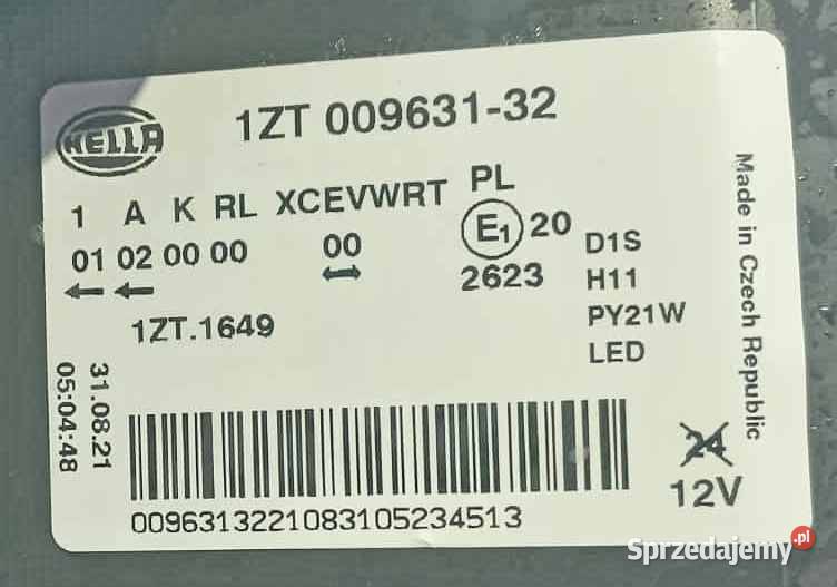 OPEL INSIGNIA A BIXENON LED REFLEKTOR LAMPA Radom