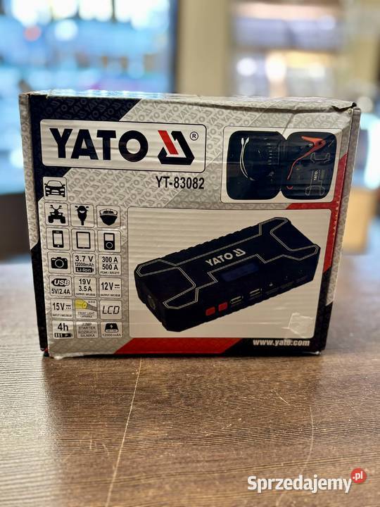 Urządzenie rozruchowe Yato 12000 mAh 12 V 500 A Narzędzia warsztatowe Elbląg