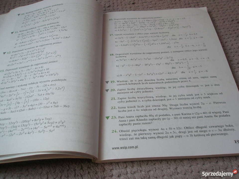 Matematyka wokoł nas cz2 zbiór zadań Ewa Duvnjak Ostrołęka