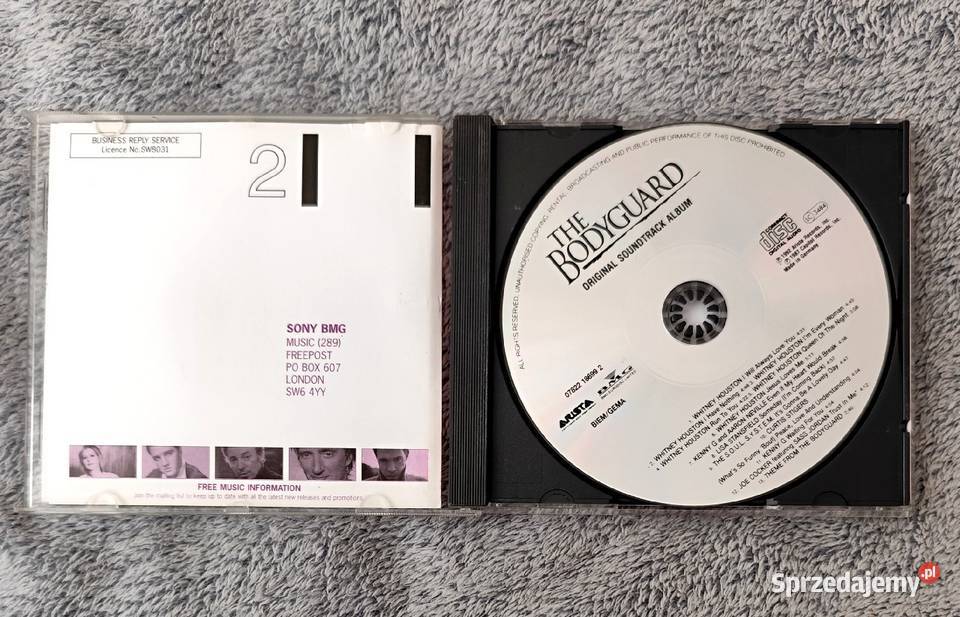 The Bodyguard soundtrack CD muzyka do filmu filmowa śląskie Rybnik