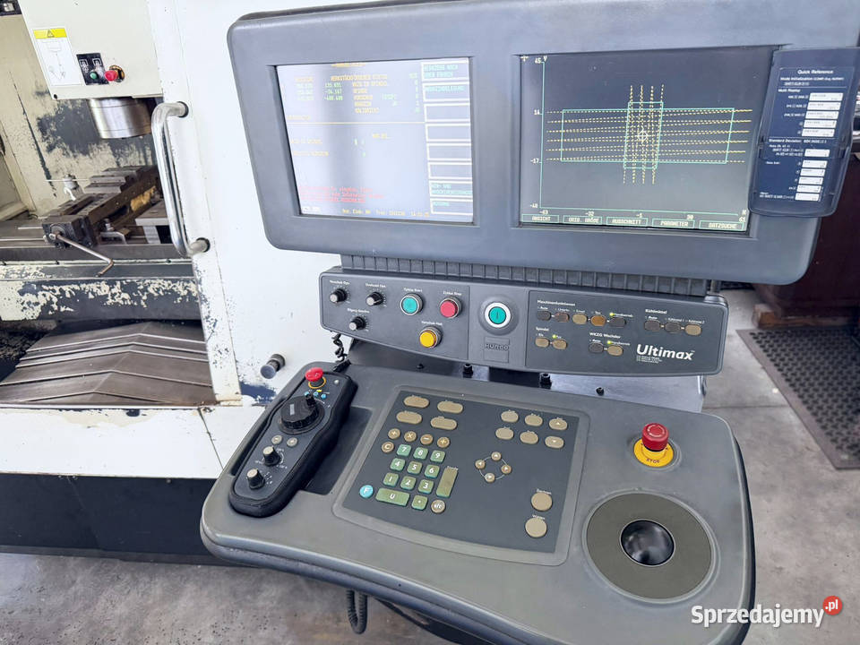 Frezarka CNC HURCO VMX 30 chłodzenie wrzeciono Zabór