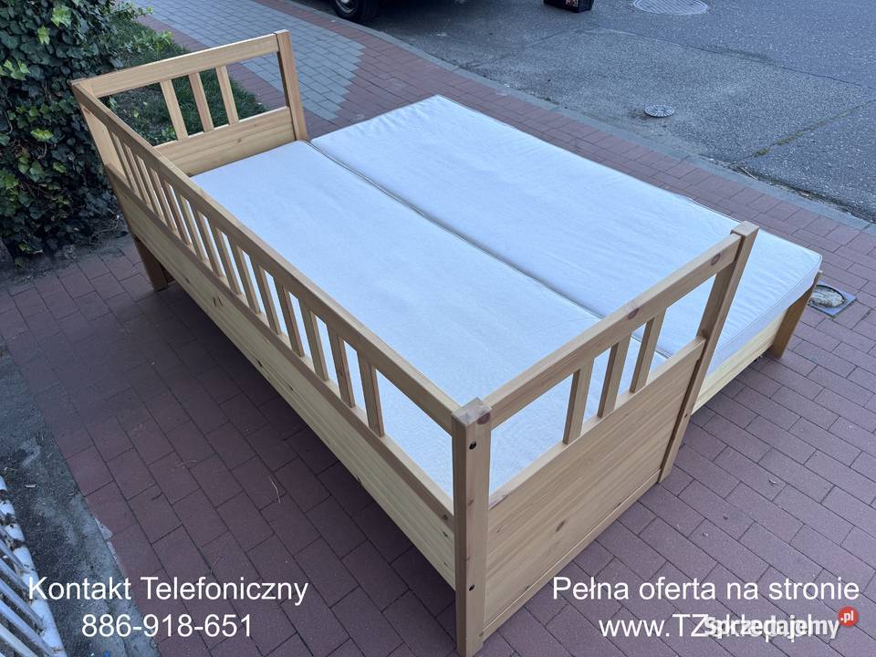 Łóżko leżanka IKEA HEMNES Lite drzewo Sosna 2 sprzedam