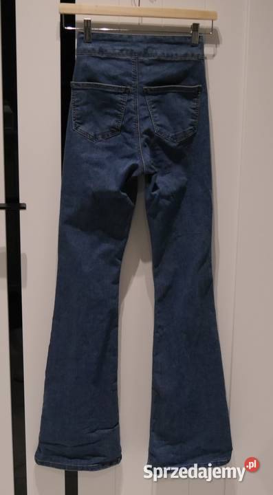 Topshop świetne spodnie dzwony 32 XXS dolnośląskie sprzedam