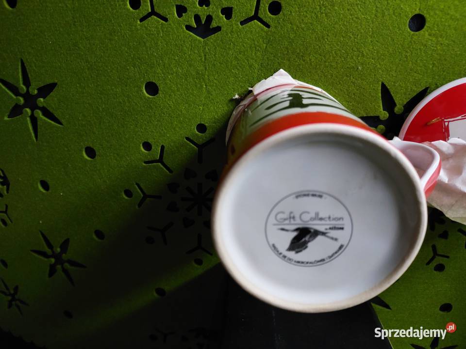 Kubek Nowy w opakowaniu z zaparzaczem ceramika Wrocław sprzedam