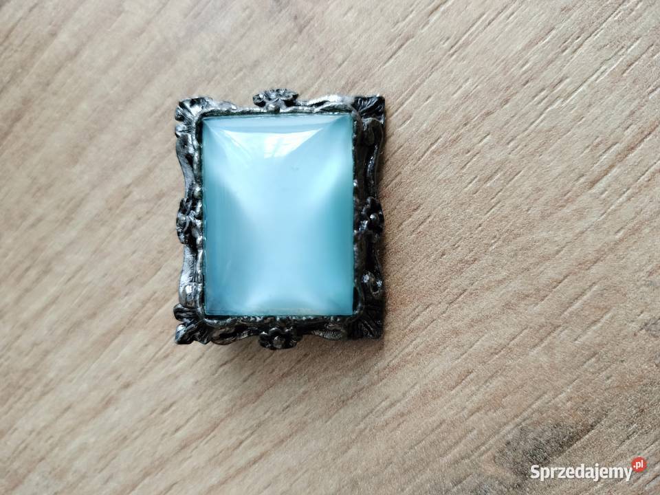 Broszka Miracle niebieski kamień Choszczno