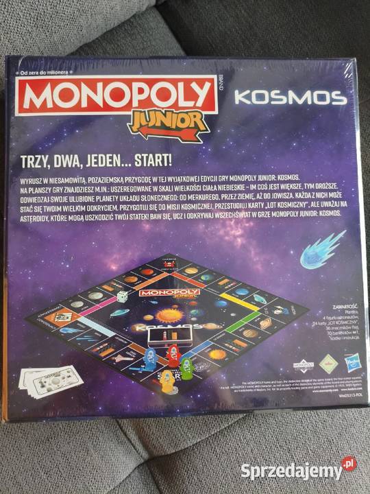 Monopoly Junior Kosmos gra planszowa Olsztyn
