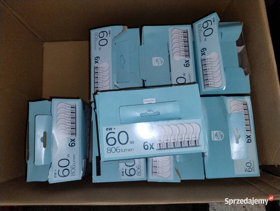 TANIO Żarówki Led Philips A60 E27 8W60W E27 6 Sosnowiec