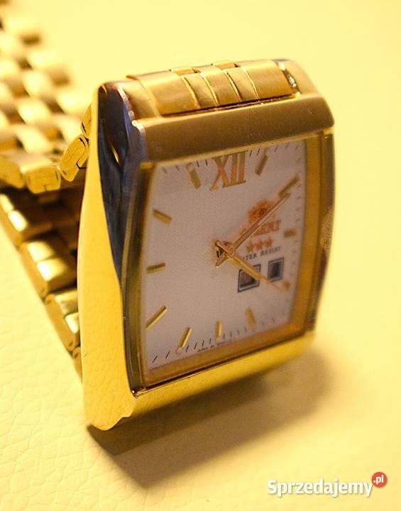 Złoty zegarek Orient Automatic 3 Stars Tonneau Chełmno