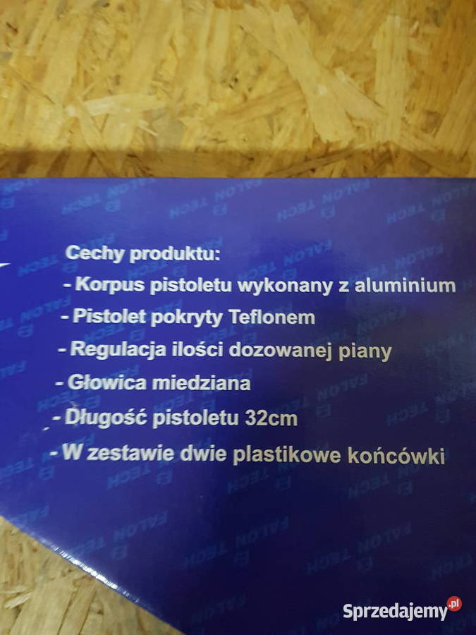 PISTOLET DO PIANKI PIANY MONTAŻOWEJ TEFLON ALU Głogowa