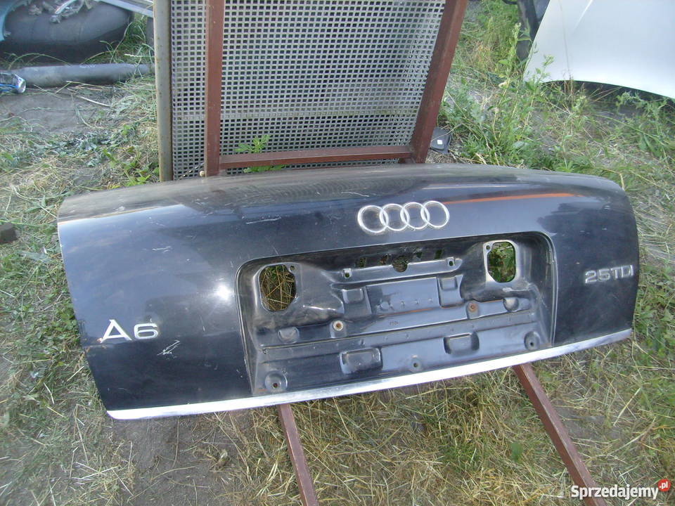 Klapa tył Audi A6 C5 lift sedan kolor czarny części blacharskie Czersk