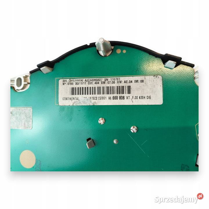 LICZNIK ZEGARY 96668806 XT Citroen C3 II 14 HDI osobowe Chełm sprzedam