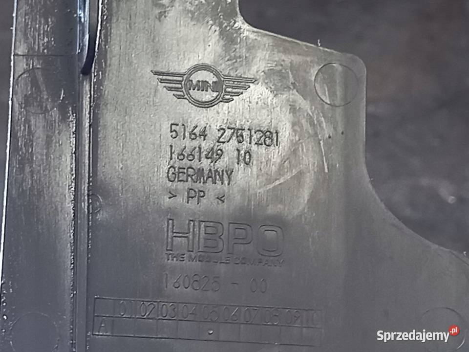 MINI COOPER I 04r kierownica wlot powietrza Kielce