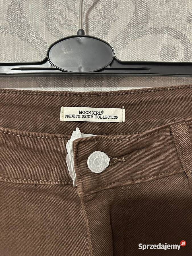 Czekoladowe dżinsy Mom Fit 3XL Moon Girl Warszawa