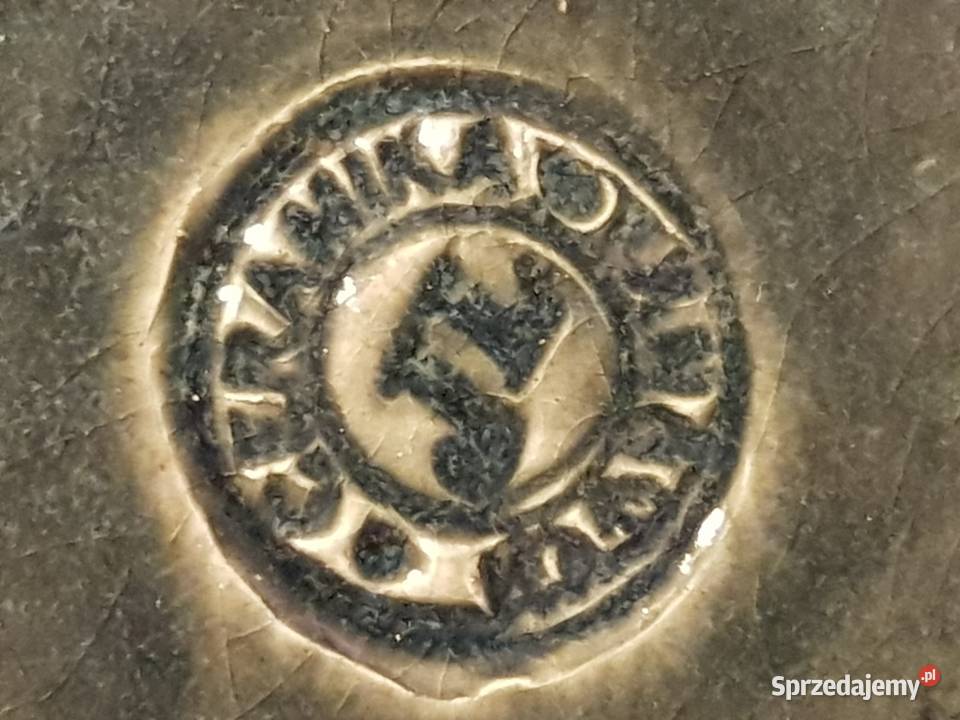 Patera Kadyny ceramika dizajn PRL unikat Orneta