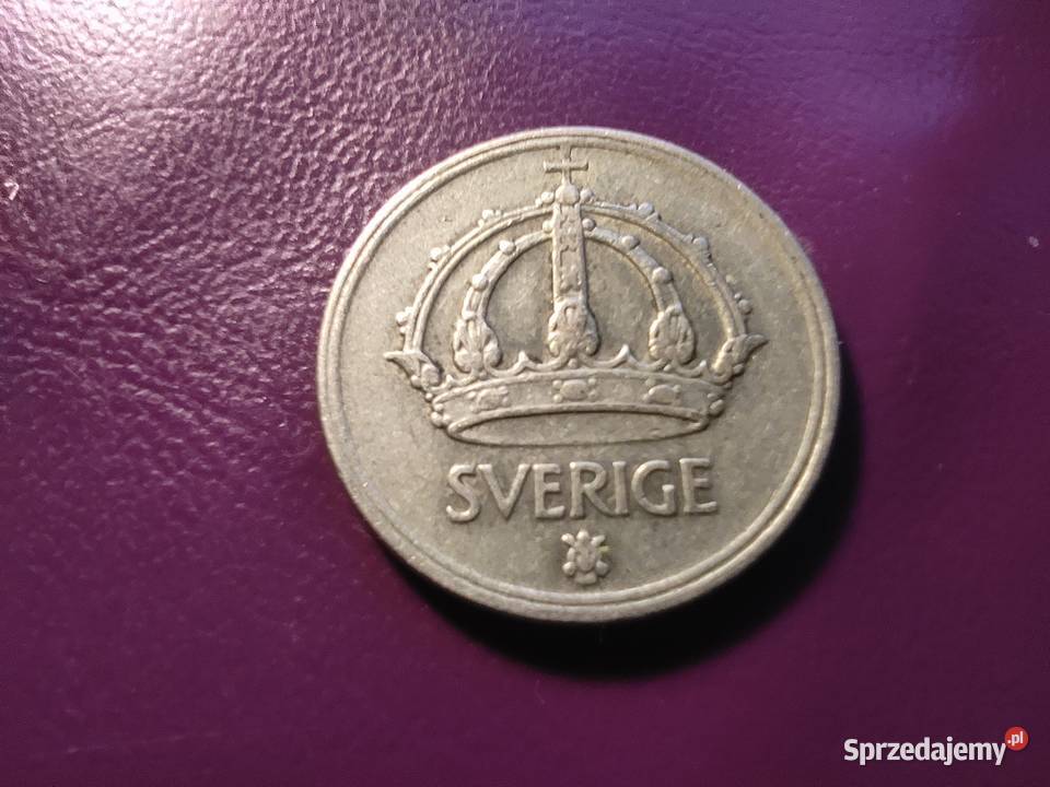 Moneta 50 ORE 1945 G SZWECJA Srebro ŁadnaRzadka Pruszków sprzedam
